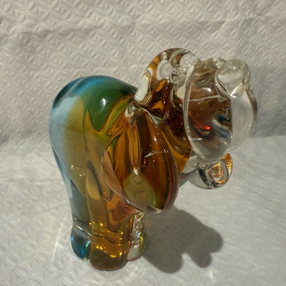 HOUND DOG Murano Glass Vintage 1960-70s Sculpture Sommerso Glass Art